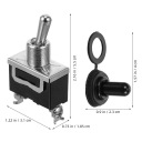 5PCS DURABLE TOGGLE SWITCH WATERPROOF WITH SECURE SCREW TERMINALSphoto 10