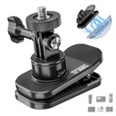 МАГНИТНЫЙ ПОВОРОТНЫЙ ЗАЖИМ ДЛЯ СПОРТИВНЫХ КАМЕР GOPRO HERO 11 НА РЮКЗАКЕ