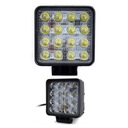 РАБОЧАЯ ЛАМПА 16x LED 43W 2100LM КВАДРАТНЫЙ ПРОТОК для винтов