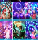 Лазерный проектор диско-светодиодный шар RGB-подсветка с пультом дистанционного управления для карнавального подарка