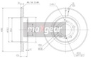 DISCOS DE FRENADO MAXGEAR 19-1016 