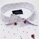 Veľká veľkosť elegantná vizitka PREMIUM pánska košeľa so vzorom REGULAR-FIT Značka Massaro