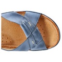 Modré Sandále Wasak Dámske Pohodlná obuv Druh podpätku klinový podpätok