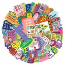 Смешайте наклейки. Субтитры для велосипедного скейтборда 50 ПК