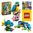 LEGO 3 в 1 - Экзотический попугай, рыбка, лягушка (31136) + сумка + каталог LEGO 2024