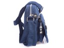 Malá ľahká pánska kabelka cez rameno cestovná poštárka tmavo modrá Pohlavie Unisex výrobok