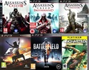 Набор из 6 игр Assassin's Battlefield 3 Uncharted 3 для PS3