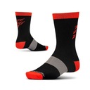 RIDE CONCEPTS ponožky RIDE EVERY DAY 8&quot; - BLACK/RED M
