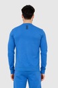 EA7 Niebieska bluza męska z czarnym logo L Marka Emporio Armani