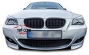 GRILL NERKI ZDERZAK BMW E60 E61 M PAKIET M5 SEDAN KOMBI CZARNE BLACK POLYSK