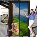 МОСКИТНАЯ СЕТКА ДЛЯ БАЛКОННОЙ ДВЕРИ, ОКНА, МАГНИТНАЯ, ПРОЧНАЯ, ОЧЕНЬ ПРОЧНАЯ, 100X210CM