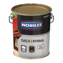 Эмаль Nobiles для крыш и водостоков шоколадно-коричневая 5 л