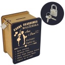 СВАДЬБА ПОДАРОК ​​ГОДОВщина БРАКА КОПИЛКА с гравировкой