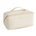 БЕЛАЯ РАСШИРЯЕМАЯ косметичка, вместительный ОРГАНАЙЗЕР, Женская