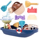 НАБОР ИГРУШЕК ПЕСОЧНИЦА ИГРУШКИ ДЛЯ ПЛЯЖА ЛОДКА ЛЕЙКА