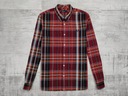 FRED PERRY PÁNSKA TRIČKO ENLARGED REGIMENTAL TARTAN SHIRT M3525 CASUAL veľ. L Kód výrobcu M3525