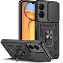 ЧЕХОЛ ДЛЯ Xiaomi Redmi 13C / POCO C65 SLIDE ARMOR RING CASE + СТЕКЛО СТЕКЛО