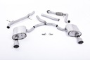 Milltek Sport Audi A4 B9 2.0 TFSI Cat-back Non-resonated + Downpipe decat