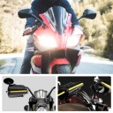 1 PAIRING PRZEZROCZYSTYCH, WIATROSZCZELNYCH PROTECTIONS HANDLE MOTORCYCLE Z BY STRAP ODBLASKOWYM  photo 11