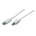 LogiLink USB-B 5,0 м серый
