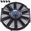 ТОНКИЙ ВЕНТИЛЯТОР РАДИАТОРА 12 В, ПЛОСКИЙ АВТОМОБИЛЬНЫЙ ВЕНТИЛЯТОР, 30 см