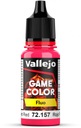 Vallejo 72157 Game Color Fluo 18 мл флуоресцентно-красный