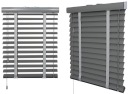 Горизонтальная настенная штора размером 150x60 см Алюминий