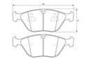 ZAPATAS DE FRENAPARA PARTE DELANTERA BOSCH PARA CHRYSLER CROSSFIRE 