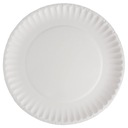 Бумажные тарелки, тарелки для кейтеринга, белые, 23 см, 50 шт.
