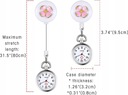 Pútnické hodinky kvety srdce dizajn hodinky Druh nešpecifikovaný