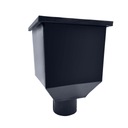 KOSZ ZLEWOWY STALOWY ANTRACYT 7016 - Fi 110 mm