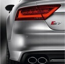 AUDI A7 S7 SLINE EMBLEMA LOGOTIPO INSIGNIA METAL PARTE TRASERA 