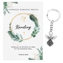 СПАСИБО ГОСТЯМ БРЕЛОК С АНГЕЛОМ ДЛЯ СВЯТОГО ПРИЧАСТИЯ ПОДАРОЧНЫЙ СУВЕНИР Z6