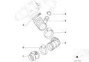 Резиновый расходомер BMW E46 2.0 2.2 2.5 2.8 m52 m54 320i 323i 325i 328i