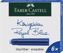 NABOJE ATRAMENTOWE NIEBIESKI 6 SZTUK FABER-CASTELL
