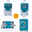 Защитный чехол для дорожного чемодана L, чехол для багажа размером 25–28 дюймов