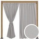 ZASŁONA TARASOWA OGRODOWA ZASŁONY TARASOWE OGRODOWE T 155x280 jasnoszara