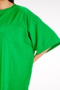 Luźna dresowa sukienka tunika bawełniana Wzór dominujący bez wzoru