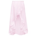 ДЛИННАЯ ЮБКА ДЛЯ БАЛЕТНЫХ ТАНЦЕВ, РОЗОВАЯ 134/152