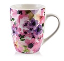 KUBEK PORCELANOWY NA KAWĘ EDDY 360ml WZÓR KWIATY