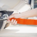 2PCS HIGH-VISIBILITY ПОМАРАНЧЕВИЙ КОЛІР TOW STRAPS FOR HEAVY-DUTY TOWING  (18488402473) фото min 10