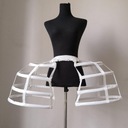 Sukňa v tvare klietky, spodnička Lolita, krinolína, tielko na šaty Dominujúci materiál akryl