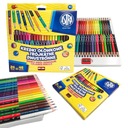 ДВУХСТОРОННИЕ ТРЕУГОЛЬНЫЕ КАРАНДАШИ 24=48 COL ASTRA VISION