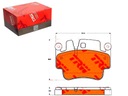 КОЛОДКИ ТОРМОЗНЫЕ PORSCHE ПЕРЕД ЗАД 911 (966) 97- T изображение 1