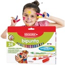 Маркеры двусторонние FIBRACOLOR BIPUNTA, 24 шт.