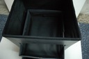 Skladacia taburetka 2 zásuvky ekokoža sivá -5% Hĺbka nábytku 38 cm