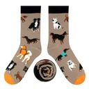 Farebné ponožky CUPOFSOX Dogs Socks 37-40