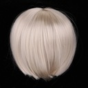 1 шт. парик для куклы, белые волосы Accs