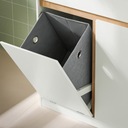SOBUY Шкаф для ванной комнаты Складная корзина для белья BZR79-W