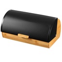 ДЕРЕВЯННАЯ ХЛЕБОПЕЧКА, ЧЕРНАЯ, контейнер для хлеба